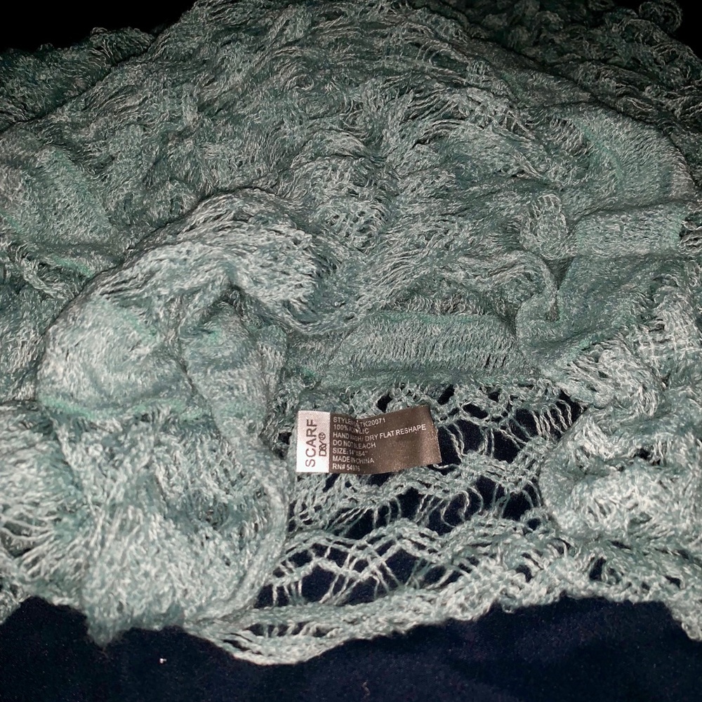 Light green scarf ! Tube - infinity- multiwear